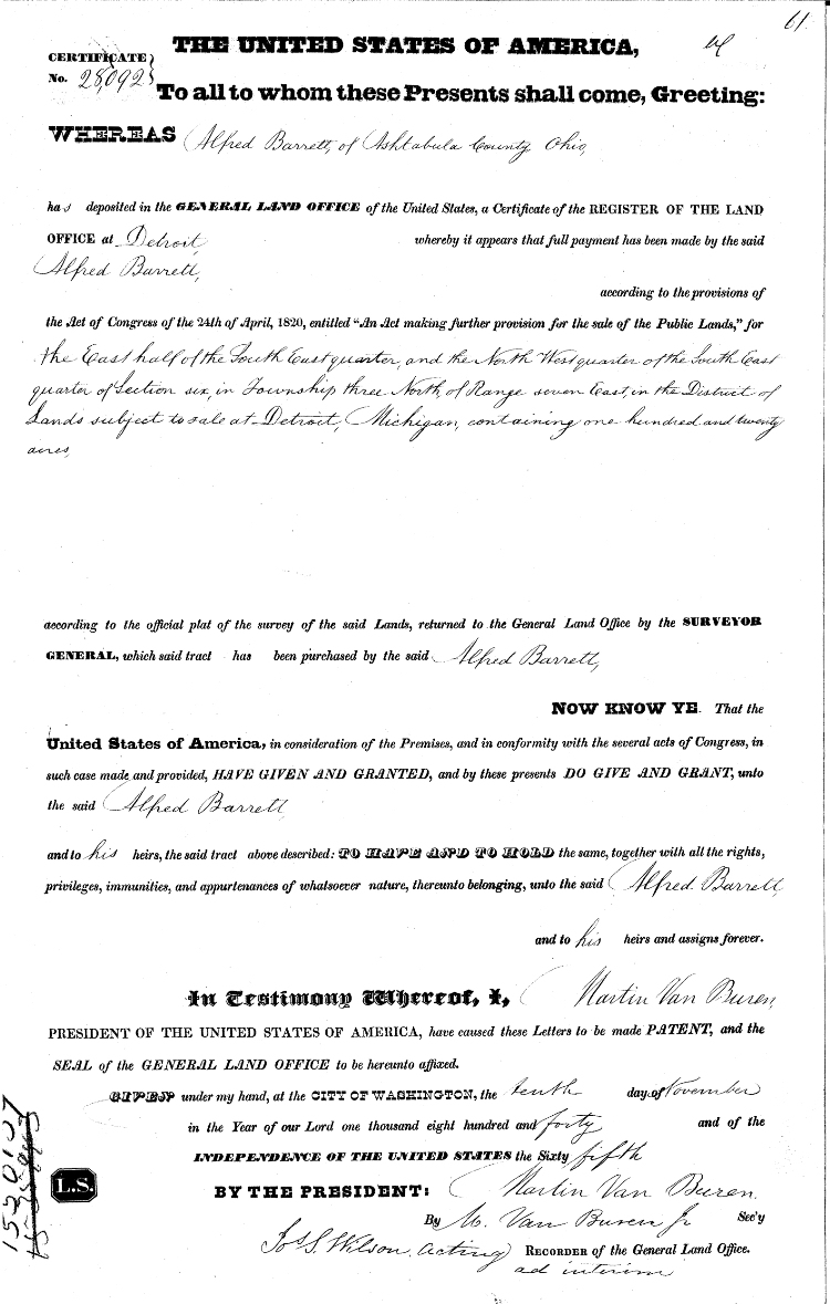 Alfred Barrett Patent.jpg (377374 bytes)