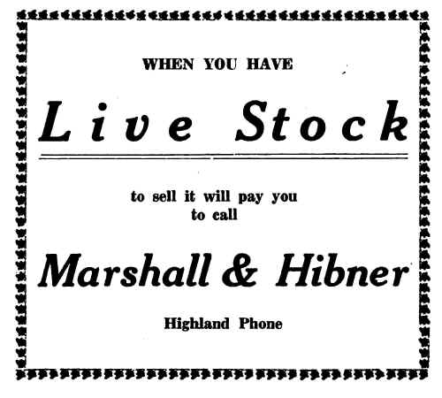 1919 - Marshall & Hibner.jpg (26415 bytes)