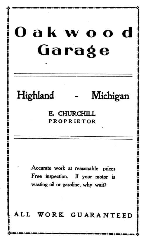 1919 - Oakwood Garage.jpg (36984 bytes)